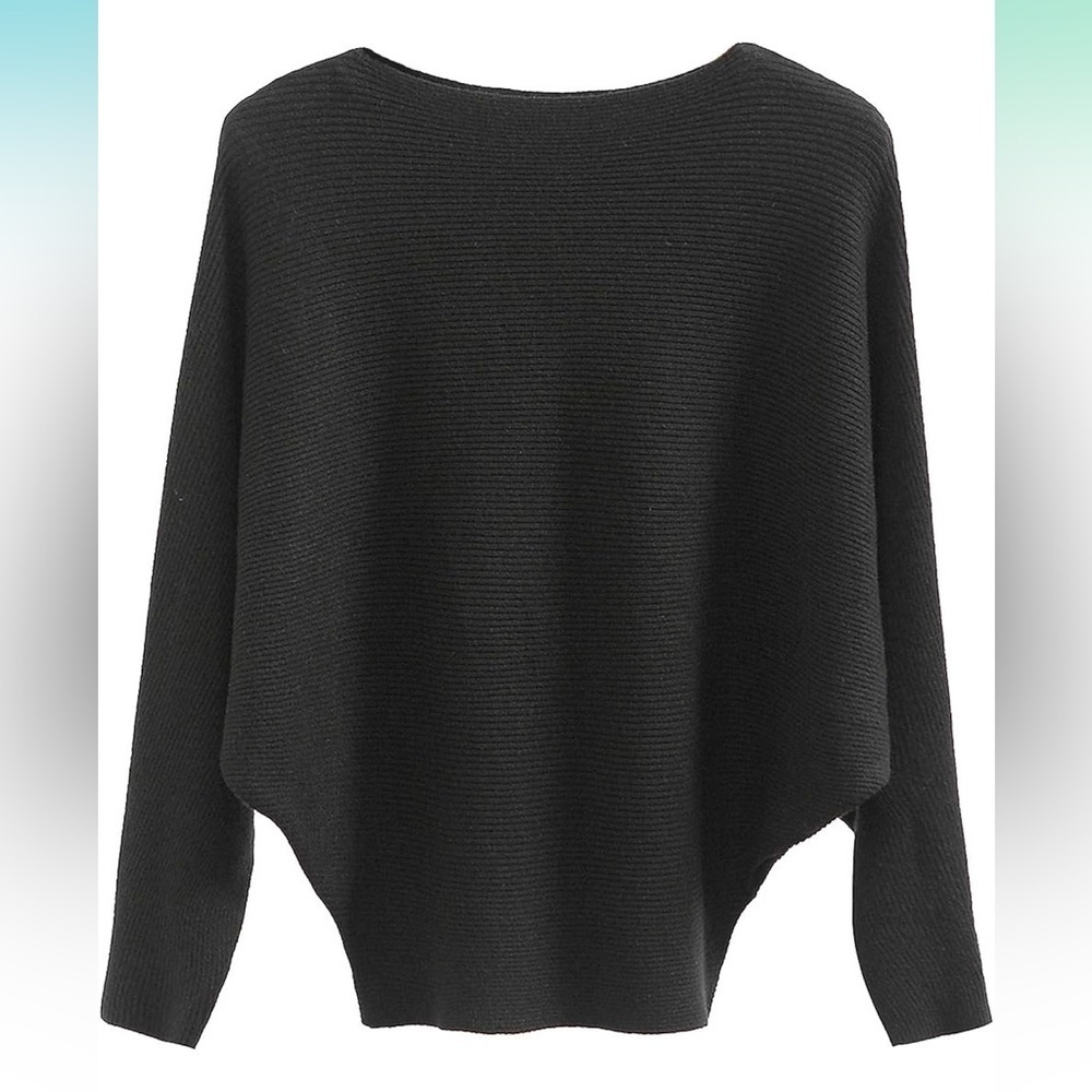 2 Items for 22! Henry Grethel Women Scoop Neck Black Knit Pullover